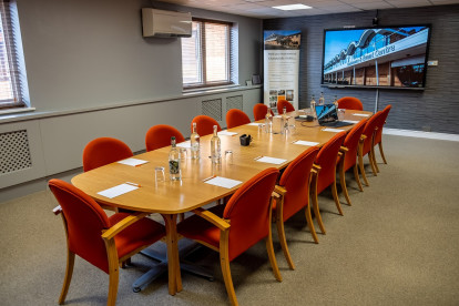 Cranmore park meeting room with boardroom style table