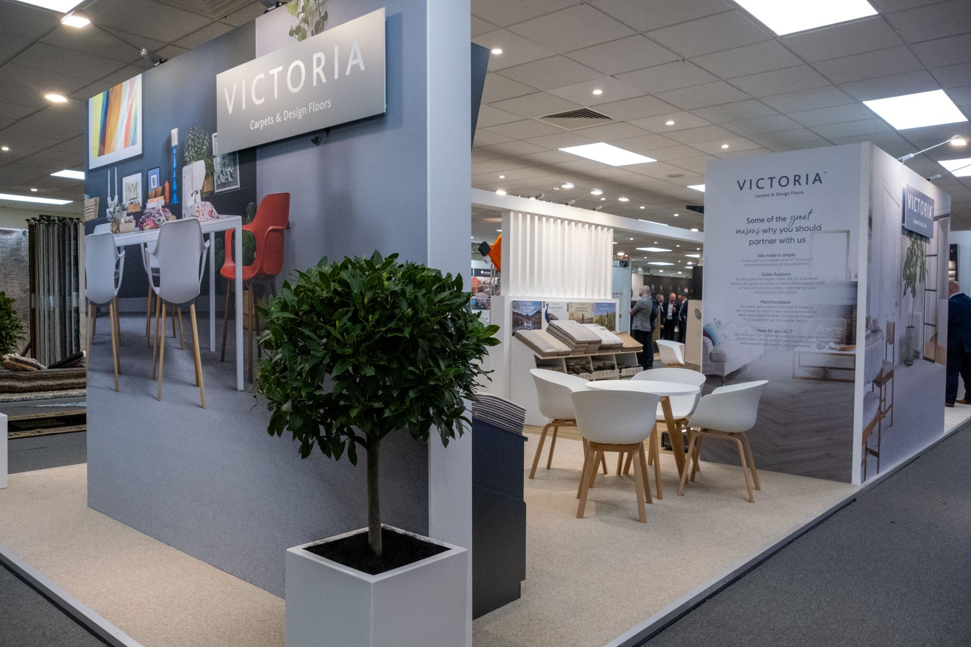 Victoria carpets and design floors at INDX flooring trade show